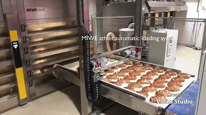 MIWE athlet loading system with multilevel deckoven MIWE ideal e+