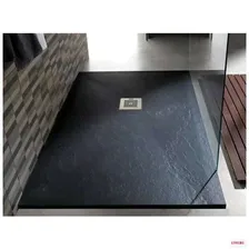 Душевой поддон из искусственного мрамора Ideal stone 90/90 Чёрный