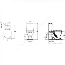Унитаз IDEAL STANDARD EUROVIT PLUS V337001