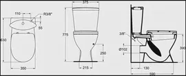 Унитаз-компакт Ideal Standard Oceane Junior W903801