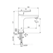Смеситель Ideal Standard Cerafine O BC554AA для раковины