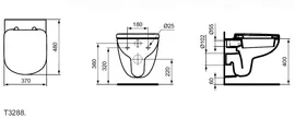 Унитаз подвесной Ideal Standard Tempo-IS T328801