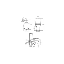 Унитаз-компакт Oceane Junior с бачком и сидением с микролифтом, Ideal Standard